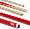 PowerGlide Snooker Pool or Billiard Cue Stick | Original 1 or 2-Piece 5050 | Poplar Shaft with Painted Butt | 10mm Tip | Available in Junior Lengths 36