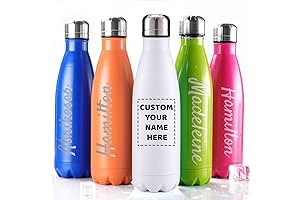 AIPNIS Personalized Name Water Bottle
