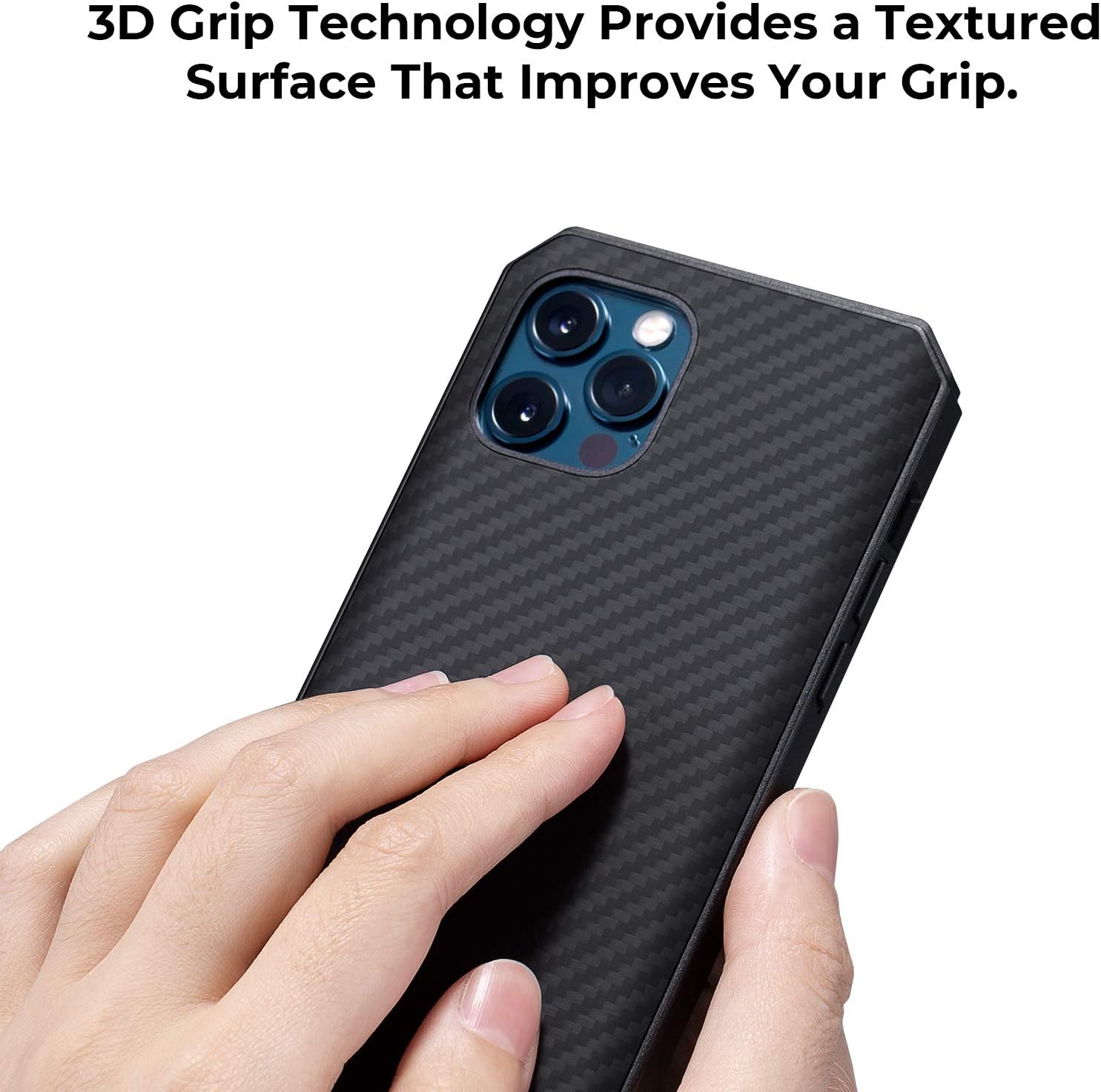 Holiday Deals 🛒 PITAKA Protective Case for iPhone 12 Pro [MagEZ Case Pro 2] Compatible with MagEZ Chargers, Durable Drop Tested Magnetic Cover with TPU Bumpers & Shock Absorbing Protection