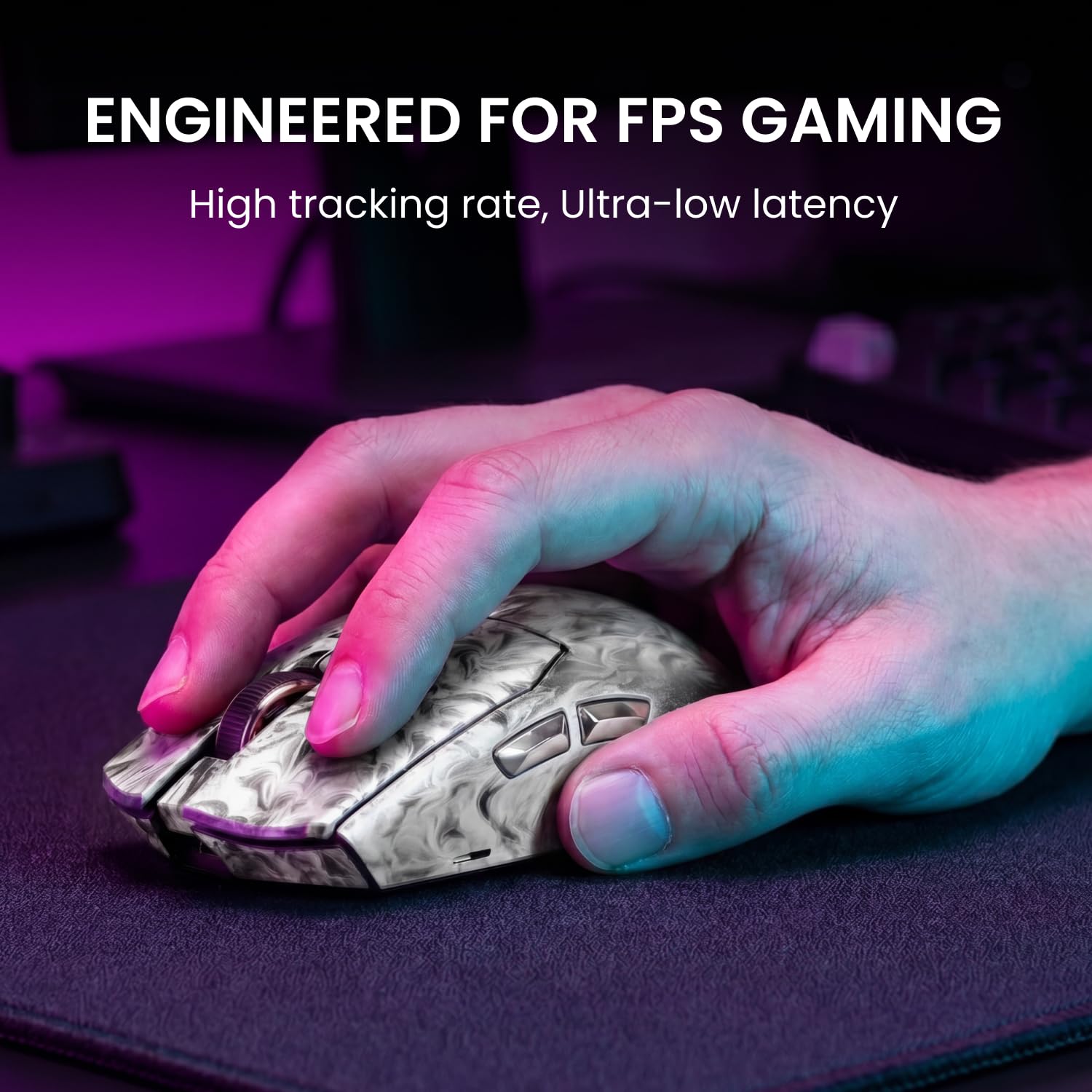 Amazon.in: Buy EWEADN Z7 Carbon Fiber Shell Wireless Gaming Mouse