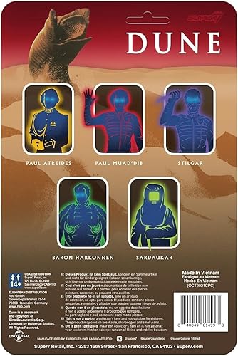 Miniatura 3 de Super7 Dune Paul Muad'Dib - Figura de acción de duna de 3.75 pulgadas con accesorio, coleccionables de películas clásicas y juguetes retro