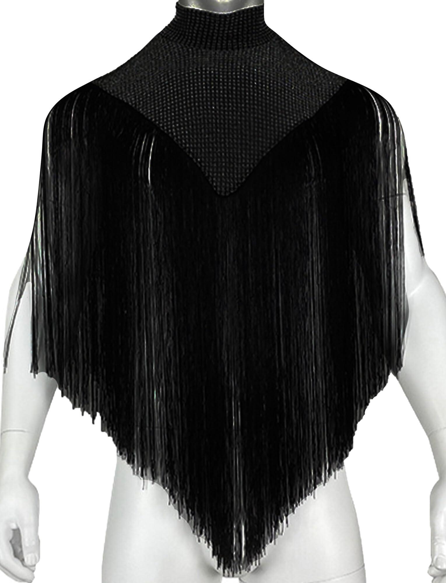Panegy Camiseta interior transparente de malla de manga larga para hombre