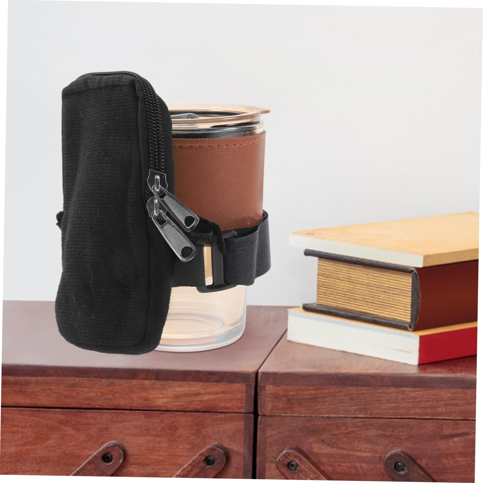 YARNOW Borsa per Tazze Portatile per Esterni con Maniglia per Bottiglie d'Acqua da Viaggio Tasca Sottile per Bottiglie d'Acqua per Escursionismo per Tazze Piccola Borsa
