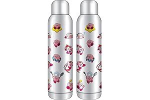 Kirby Classic Video Game All Over Print 22 Oz Stainless Steel Water...