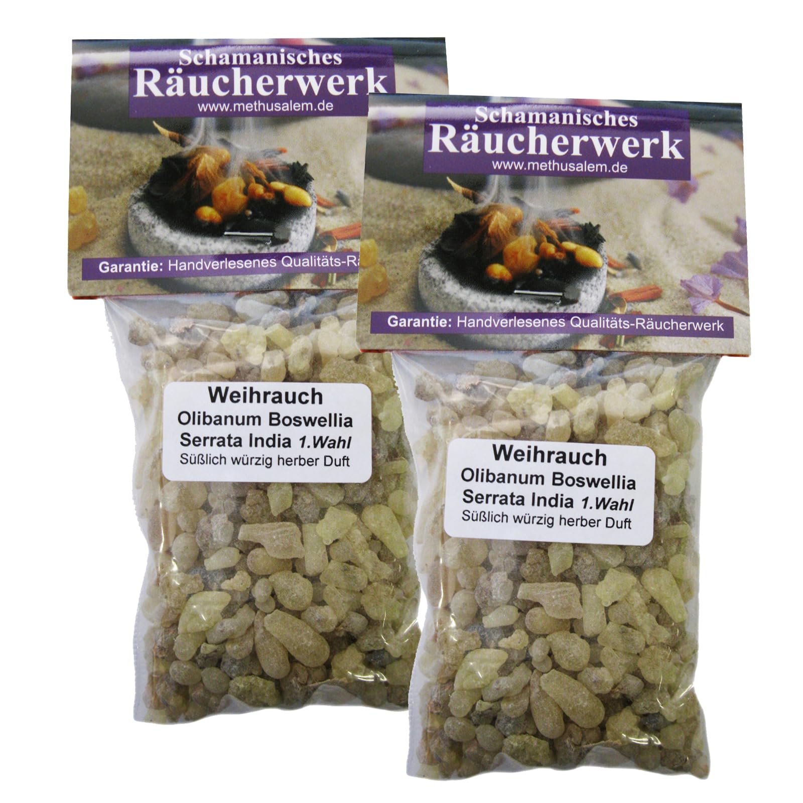 Weihrauch Reine Harze Räucherset 500ml (10x 50ml) – Top 5 mit Olibanum Eritrea, Äthiopien, Oman, Sacra Aden, Boswellia Serrata & Räucheranleitung. 81670-2