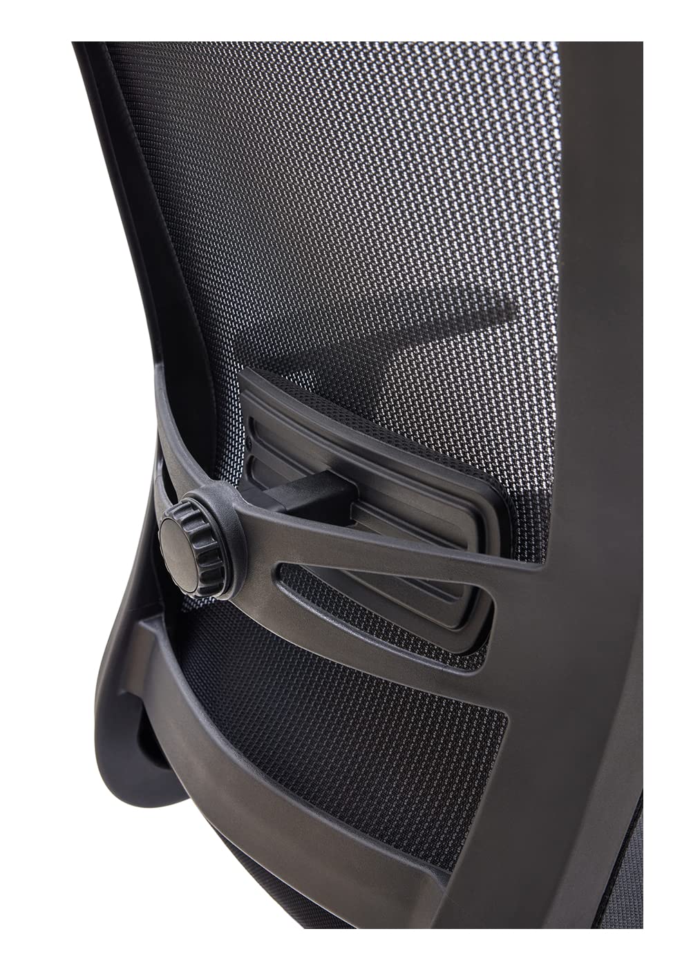 Euromof Silla Baku. Ergonomica y Resistente. Cabecero, Soporte Lumbar Acolchado, Brazos con regulacion de Altura y Base de Metal Cromado