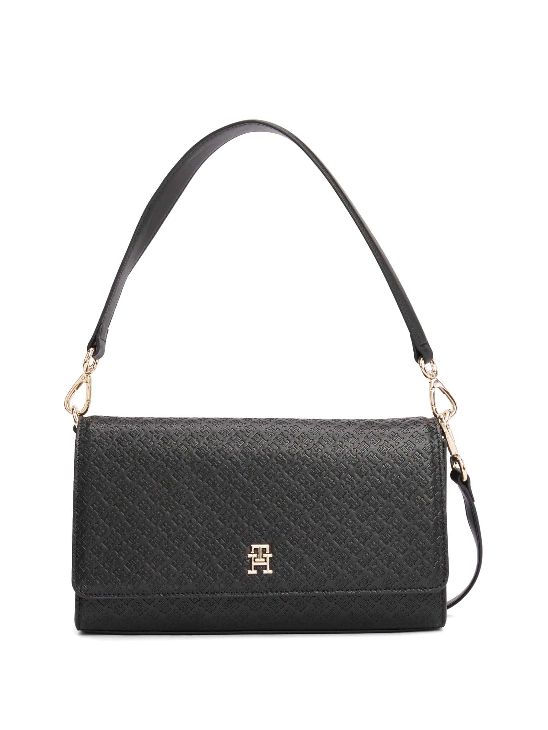 Tommy Hilfiger Women's Monogram Shoulder Bag With Removable Crossbody Strap