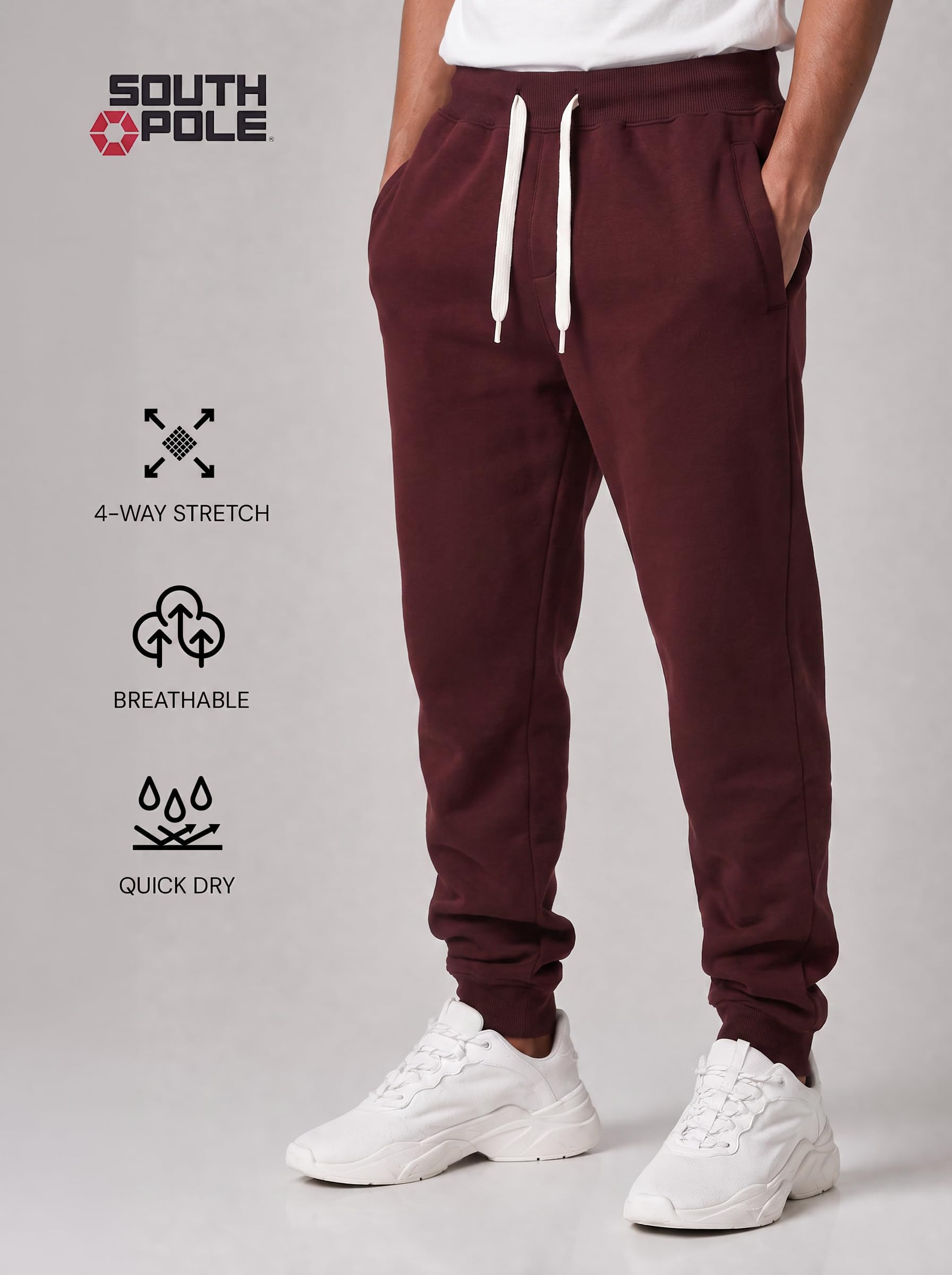 Southpole Spodnie dresowe męski Active Basic Jogger Fleece Pants
