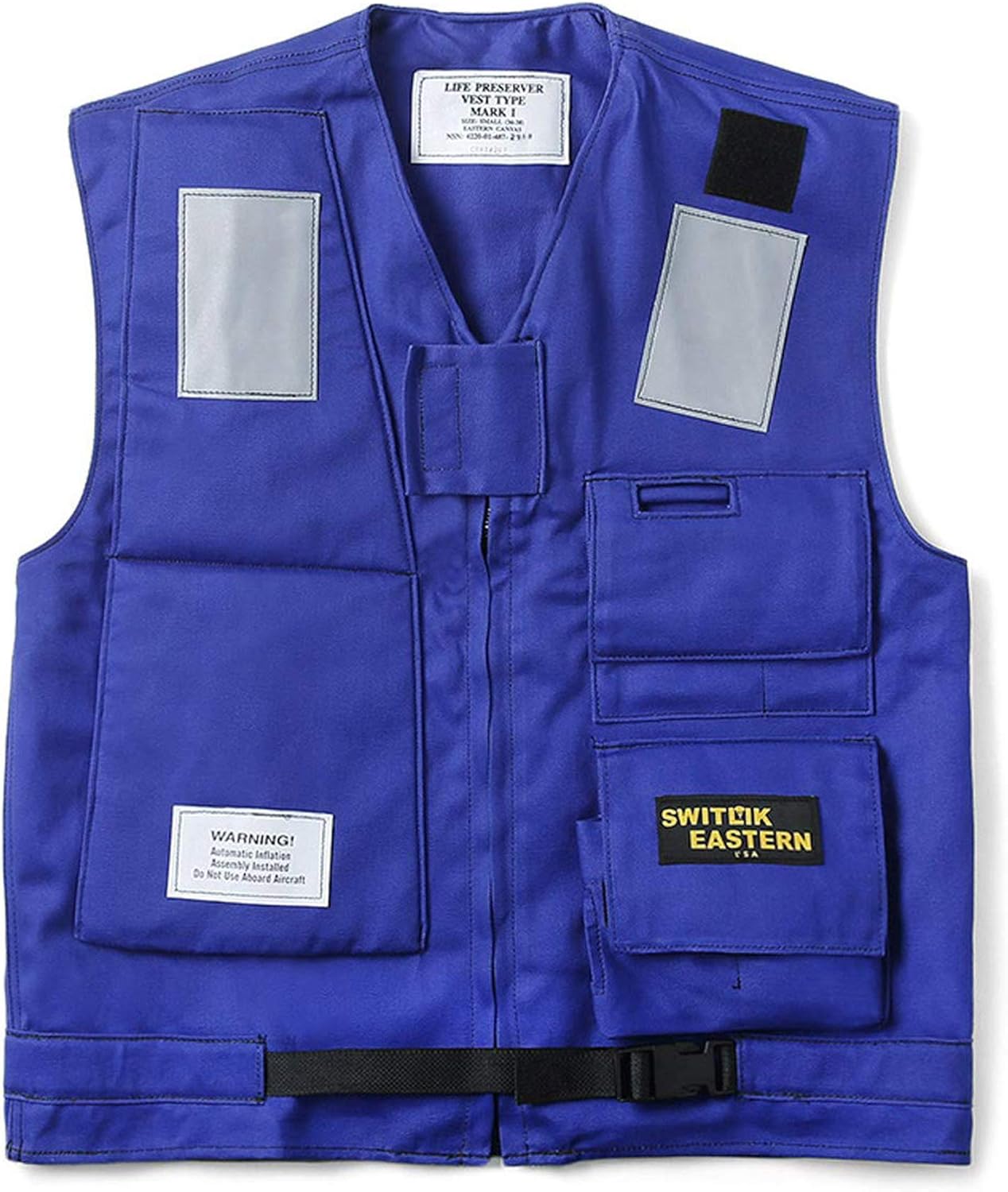 Amazon 実物 米海軍（U.S.NAVY） LIFE PRESERVER VEST ライフ プリザーバー ベスト TYPE MARK