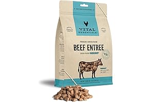 Nutra Complete Freeze Dried Raw Dog Food for Small Dogs, Beef Mini Nibs Entree