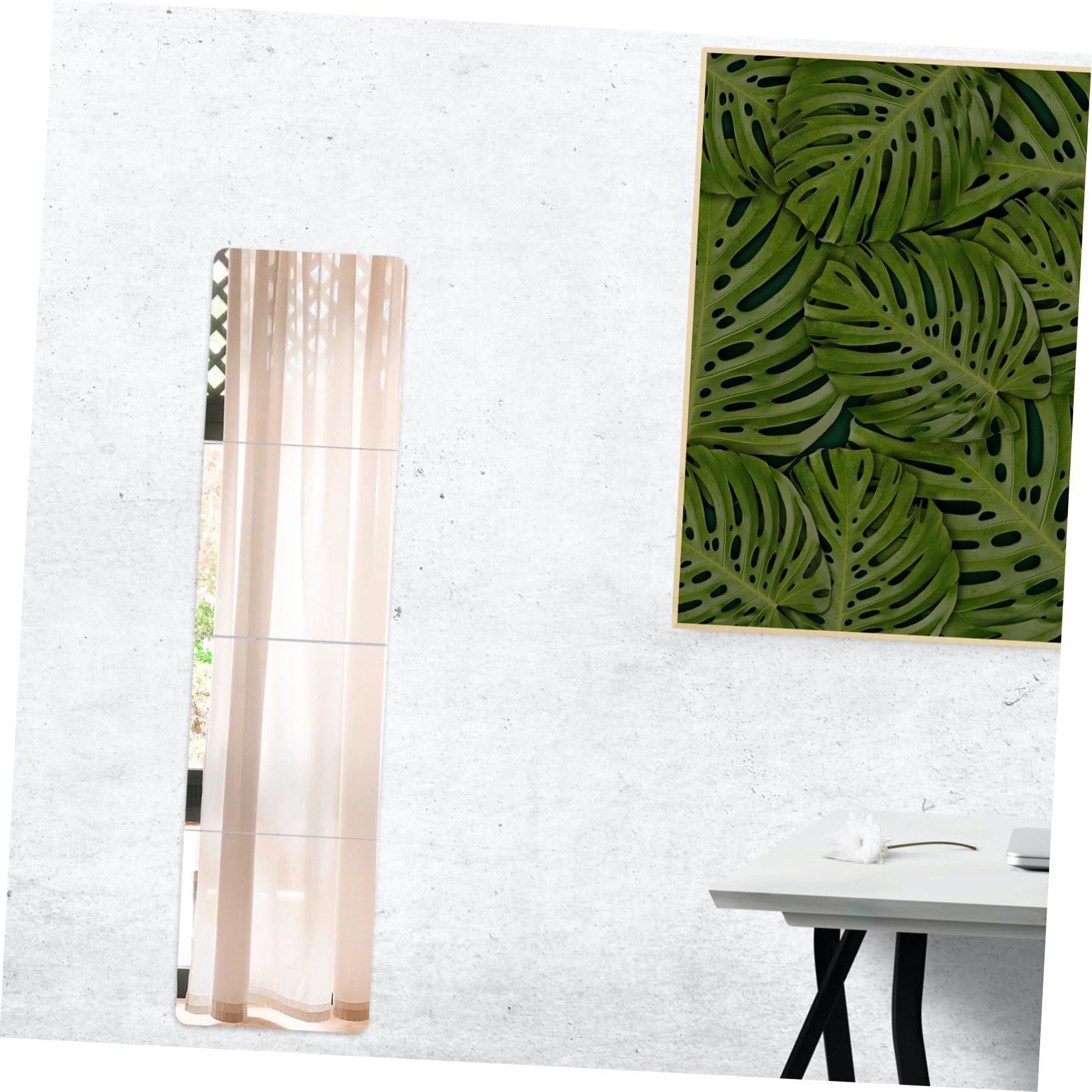 Specchio da Parete Adesivo a Tutta Figura 30x30 Cm