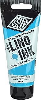 Essdee Block Printing Ink, Sky Blue, 100ml