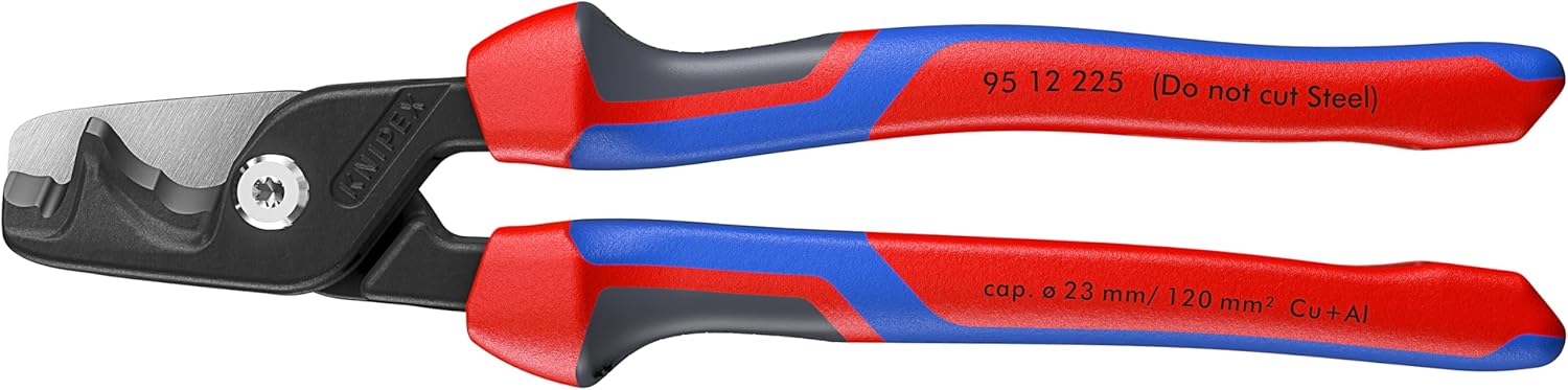 KNIPEX Tools 95 12 225 StepCut® XL Cable Shears, 9"