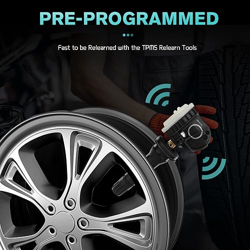 Miniatura 4 de AULINK Sensor de monitoreo de presión de neumáticos TPMS F2GT1A180AB para Ford F-150 Edge Ranger Flex Mustang Explorer Lincoln MKS MKX 2015-2020