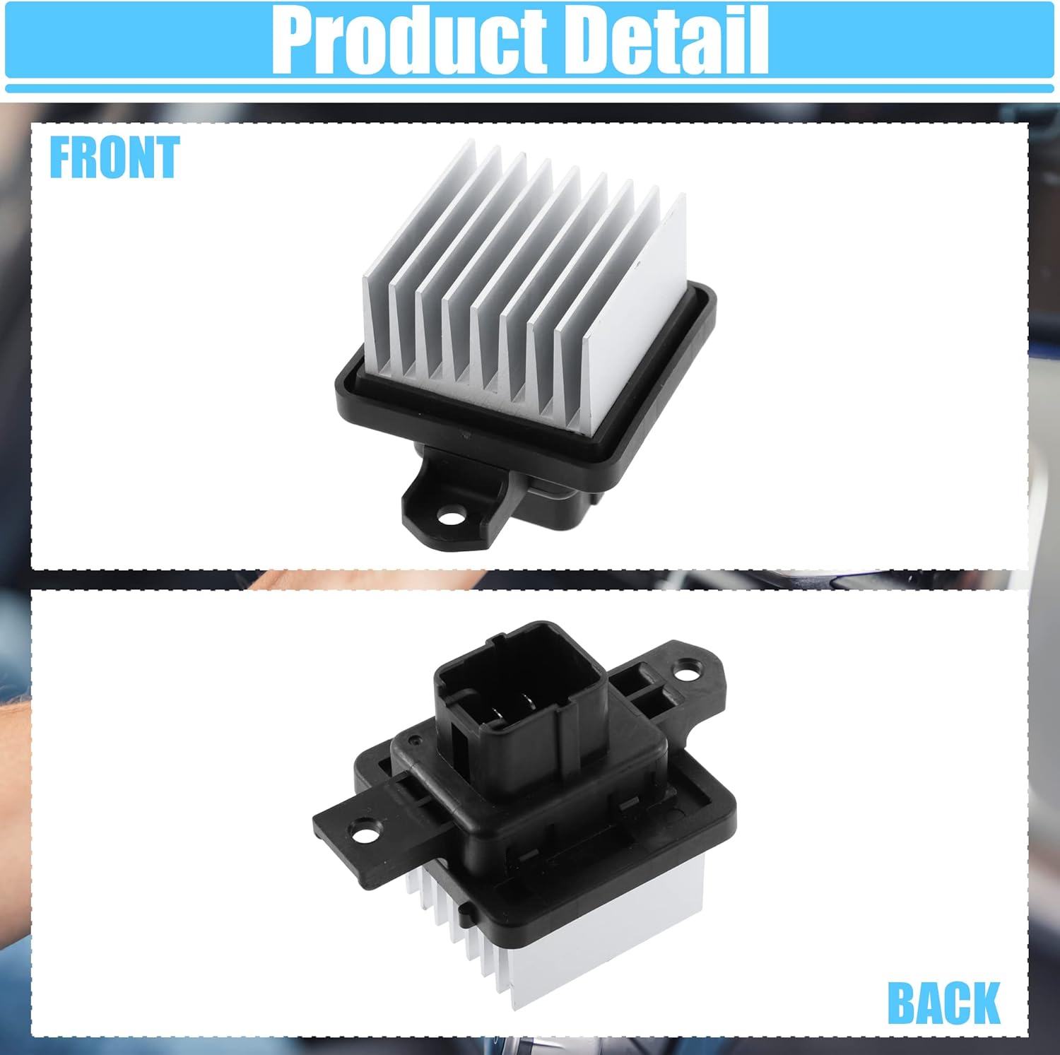 ACROPIX HVAC Blower Motor Resistor AC Blower Control Fit for Mitsubishi Outlander Sport - Pack of 1 Black