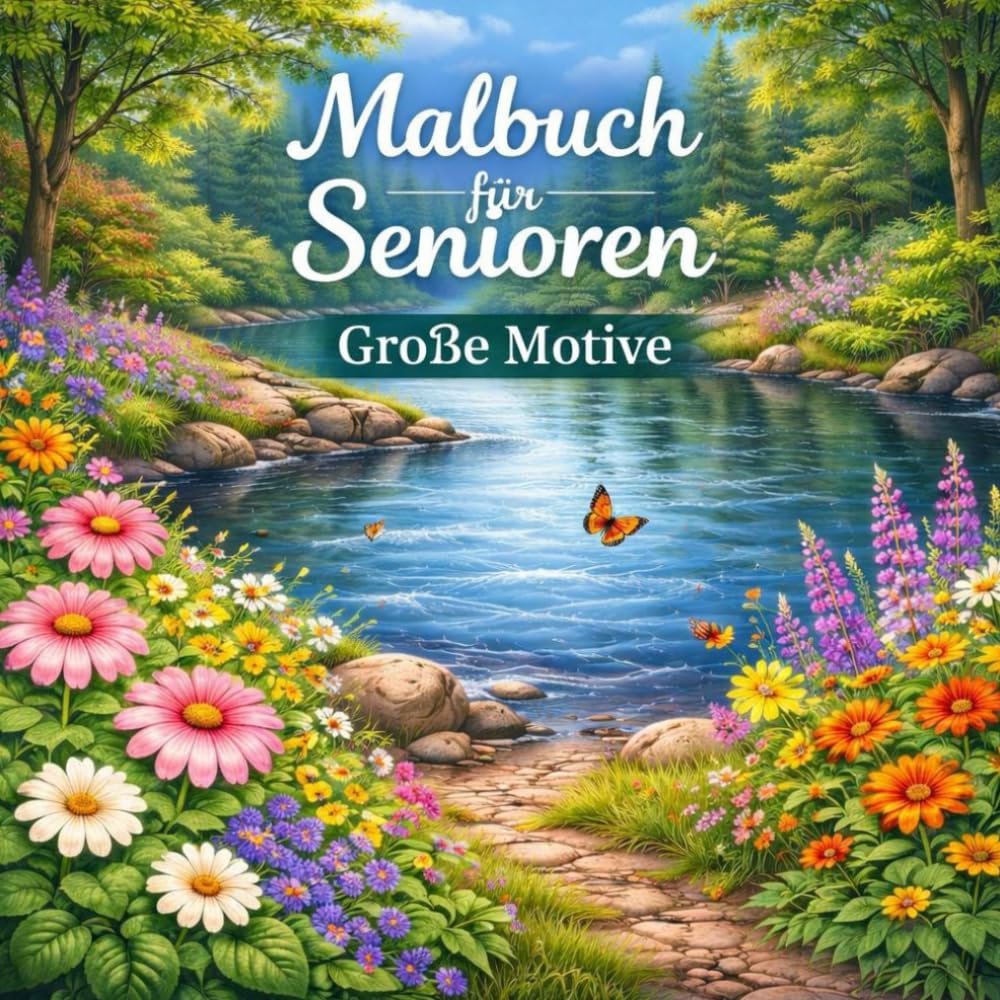 malbuch für senioren große motive / malbücher große motive