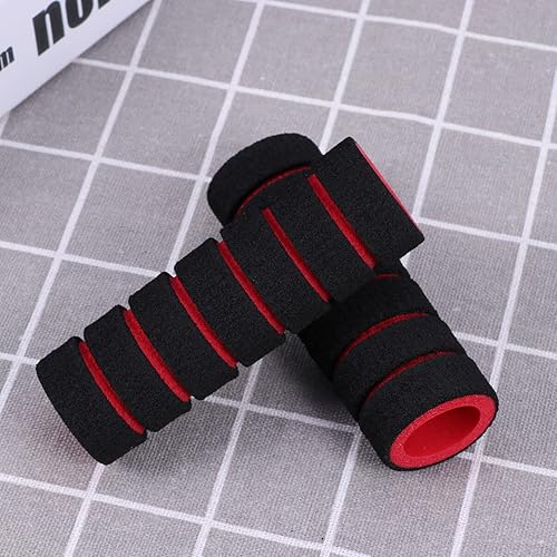 Miniatura 2 de BESPORTBLE Agarres para manillar de bicicleta, 2 pares de cubiertas de manillar de motocicleta de goma antideslizante