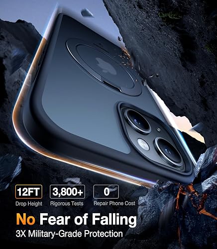 Miniatura 4 de TORRAS Funda magnética a prueba de golpes para iPhone 13iPhone 14, más de 3 veces protección contra caídas de grado mil compatible con MagSafe