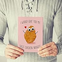 Vista 6 de CENTRAL 23 Tarjetas emergentes para marido y esposa - My Last Chicken Nugget - Tarjetas de cumpleaños 3D para niñas y niños - Tarjeta emergente