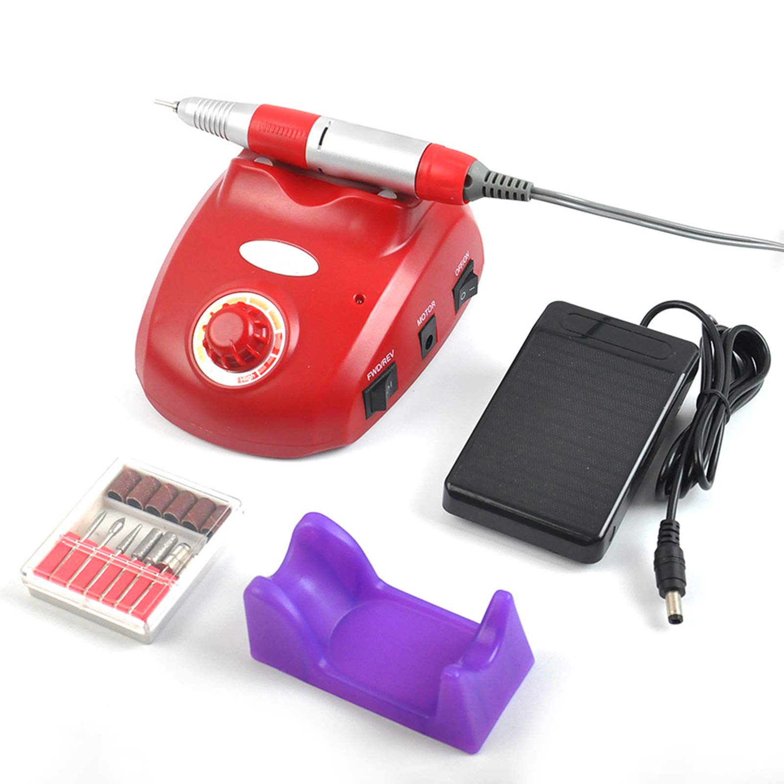 Máquina limadora de uñas profesional de 25000 RPM y removedor de uñas acrílicas para manicura