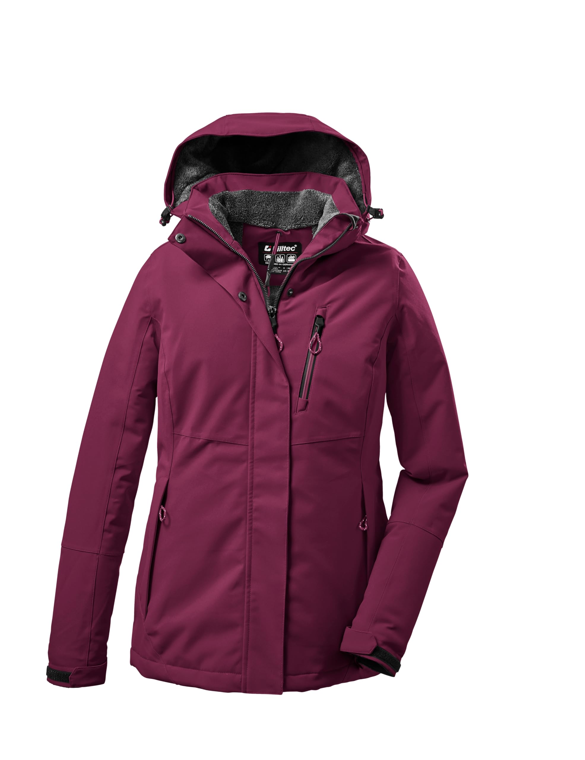 Killtec Damen Outdoorjacke Funktionsjacke mit abzippbarer Kapuze KOW 140 WMN Jckt wasserdicht, Winddicht, atmungsaktiv