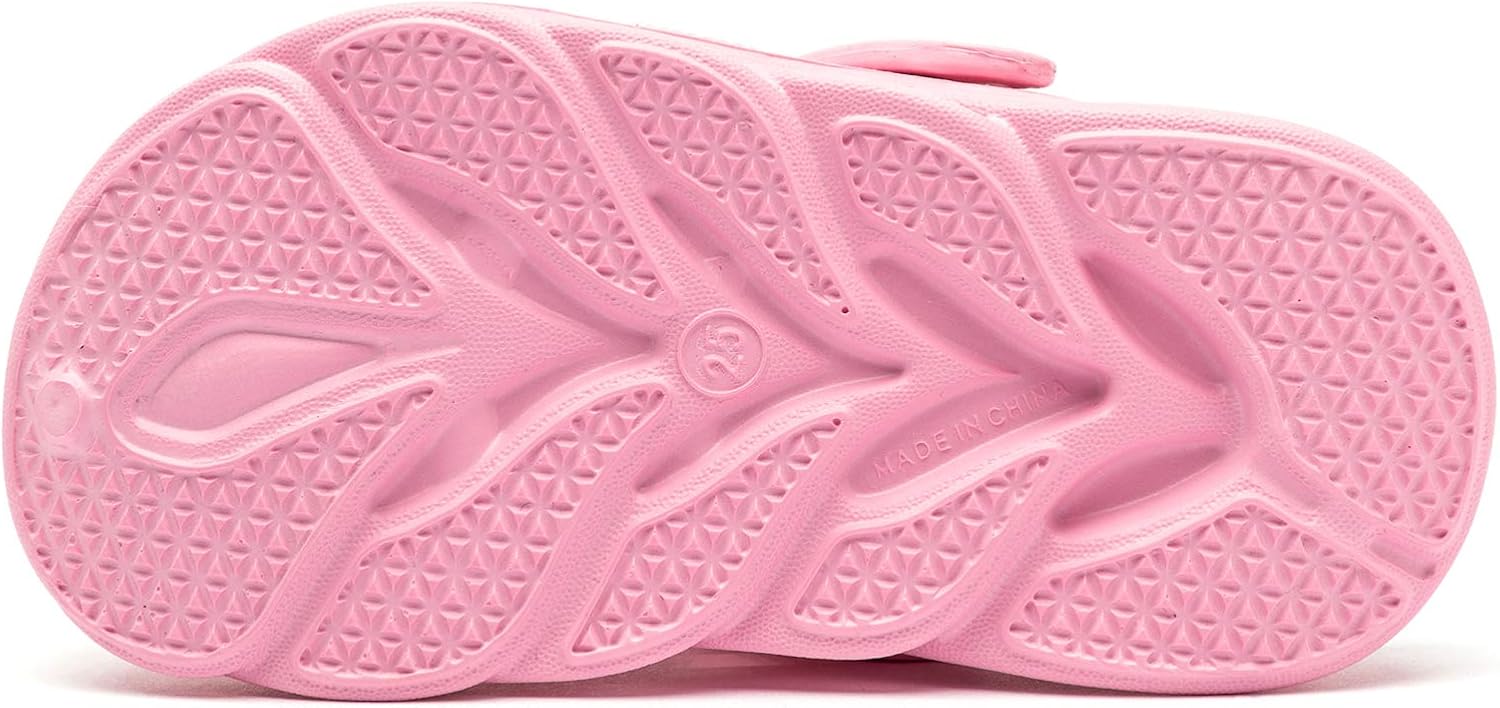 BODATU Boys Girls Garden Clogs Kids Slip On Beach Shoes Children Sandals for Indoor Outdoor