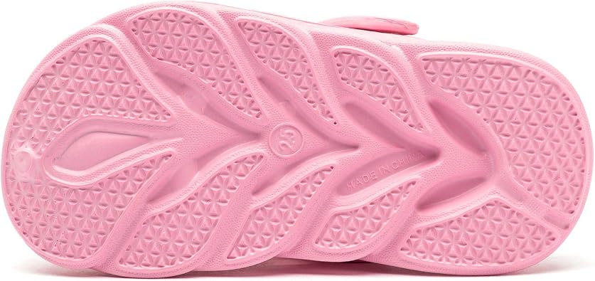HOBIBEAR Boys and Girls Classic Graphic Garden Clogs Slip on Water Shoes(Toddler/Little Kids/Big Kids)