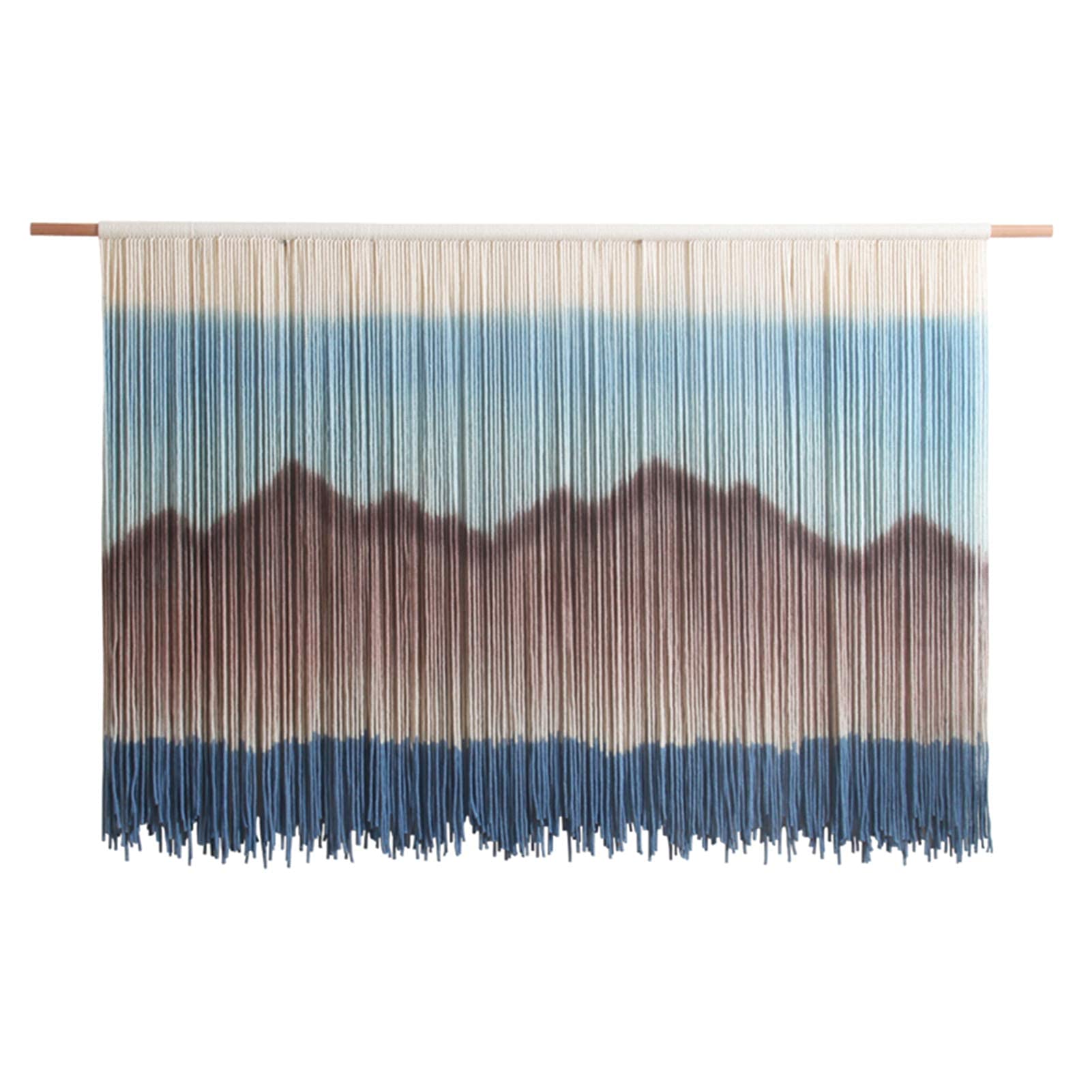 Macrame Wall Hanging Woven Tapestry,Handmade Bohemian Wall Decor(110*75 CM)