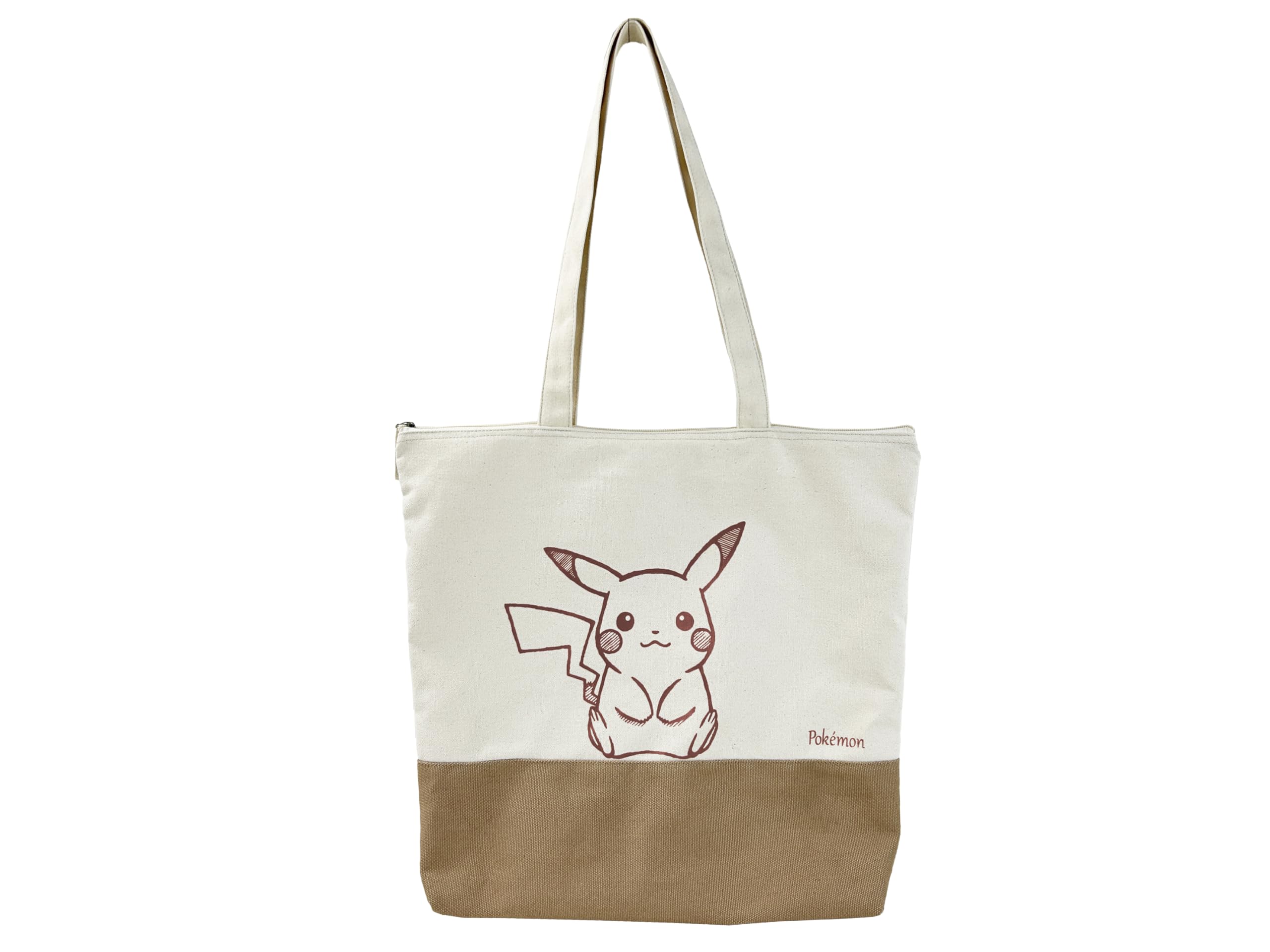 CYPBRANDS Pokémon, Bag, Canvas Bag, Bag, Plaid, Beige, Official Product