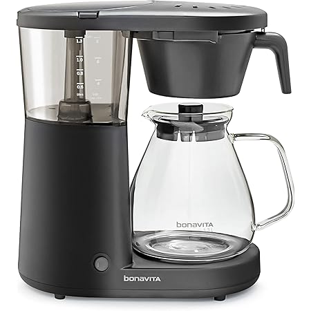 8 Cup Coffee Maker with Glass Carafe 