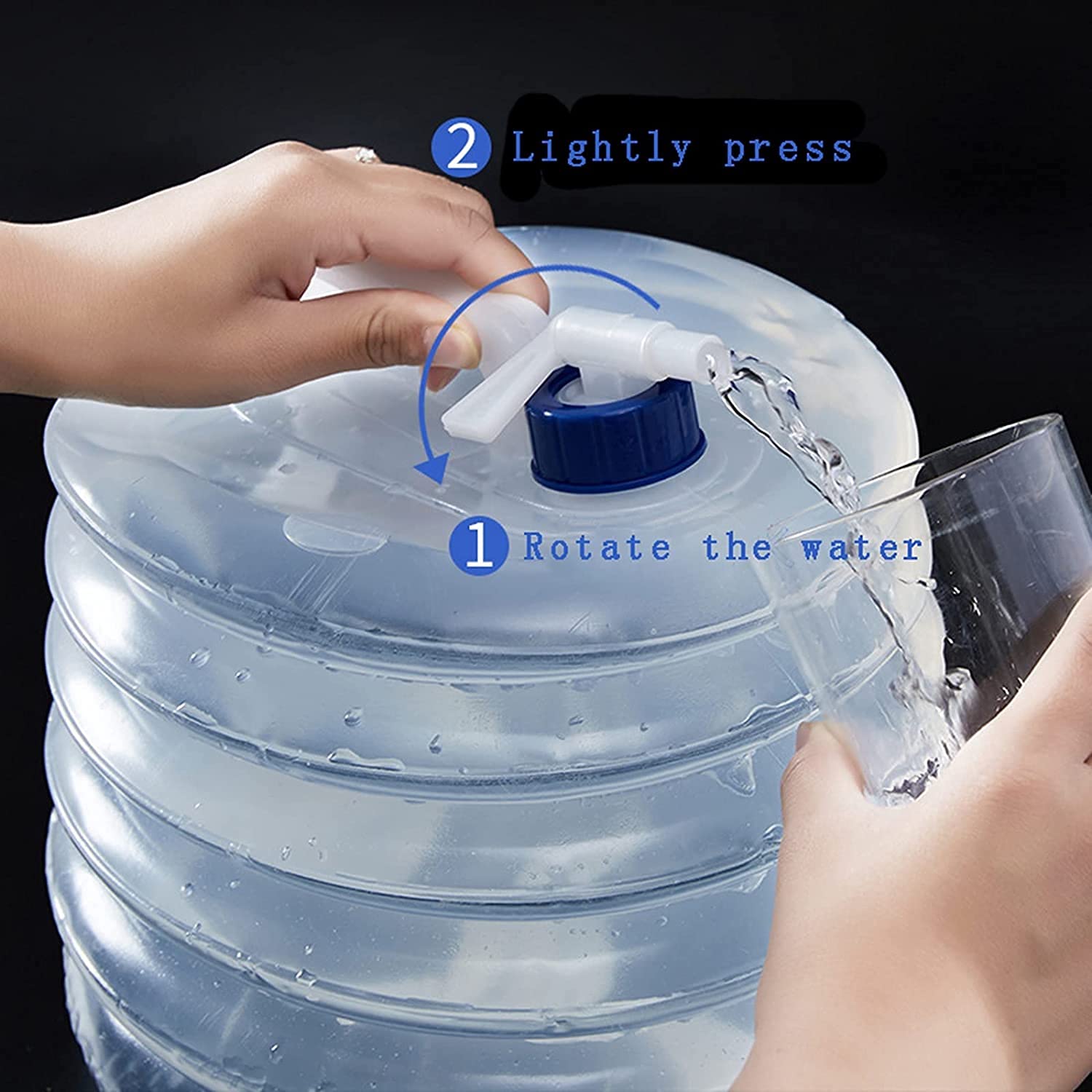 Seau de stockage d'eau pour camping en plein air, réservoir d'eau portable pour la maison - Chine Réservoir à eau et seau d'eau de camping prix