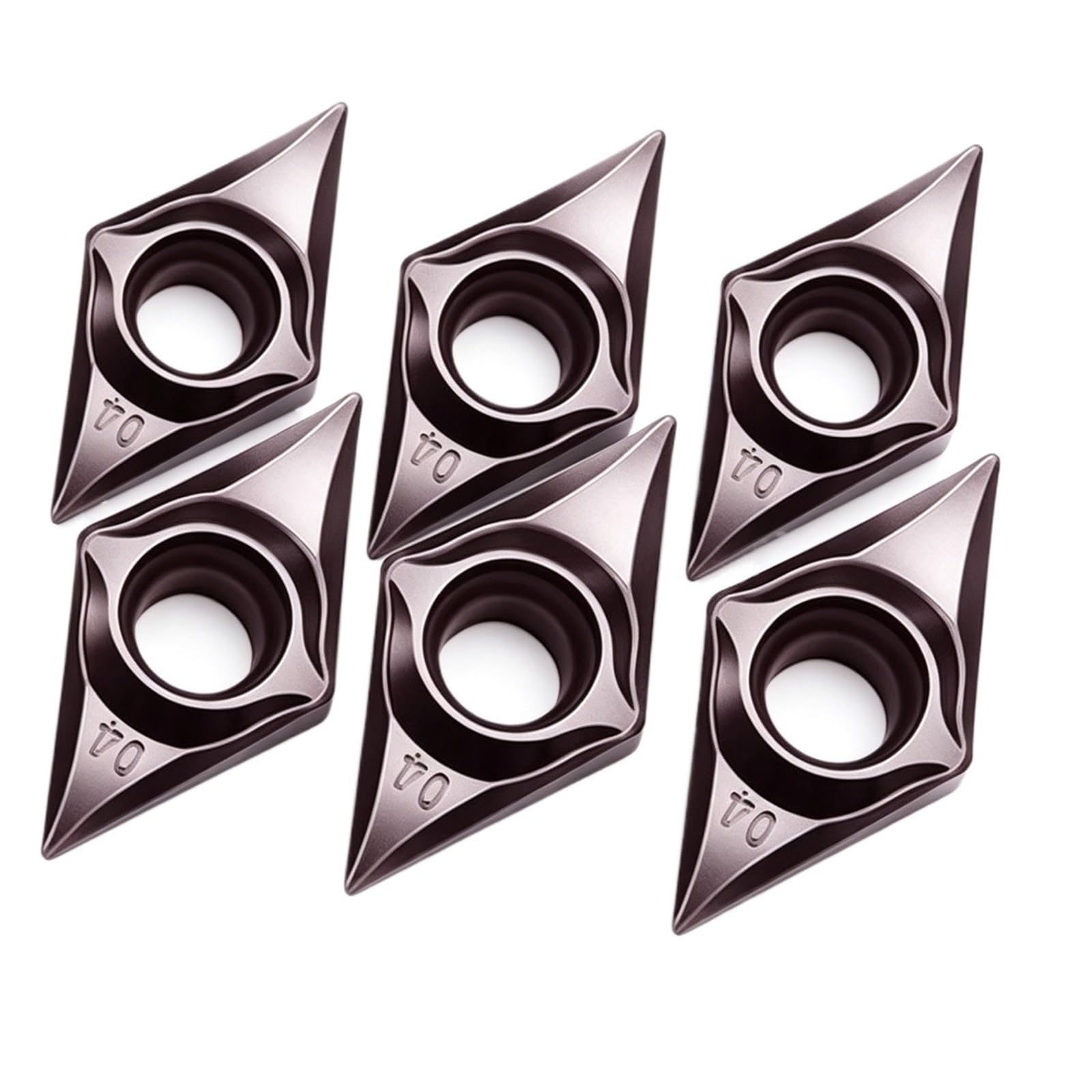 Plaquettes de carbure CNC DCGT11T302-ML pour finition précise de l'acier