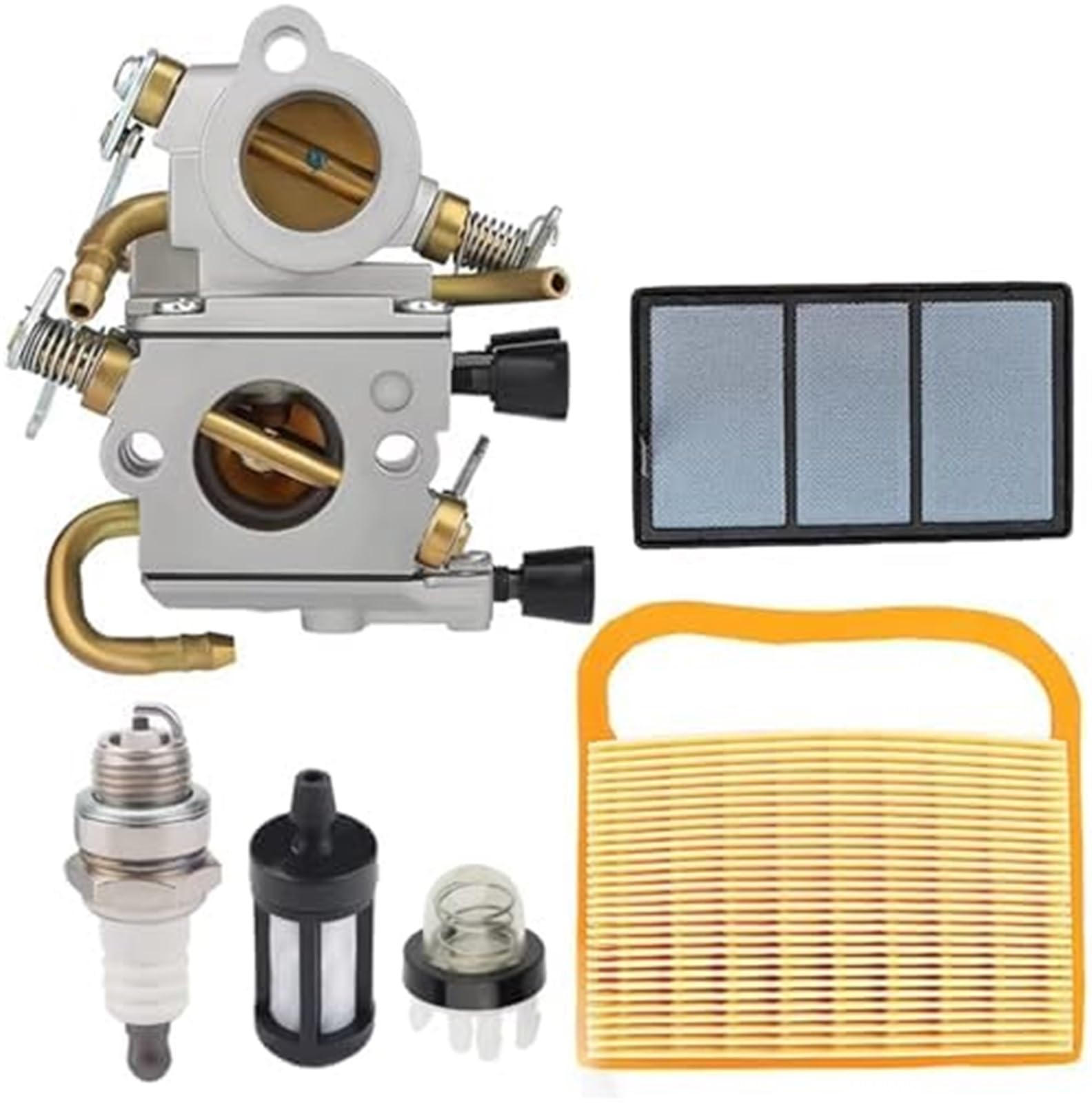 Gaźnik, do TS420, TS410 z filtrem powietrza Zestaw regulacji, TS410Z, TS420Z Piła cięcia betonu C1Q-S118 4238 120 0600 motocyklowy Zestaw do regulacji filtra powietrza