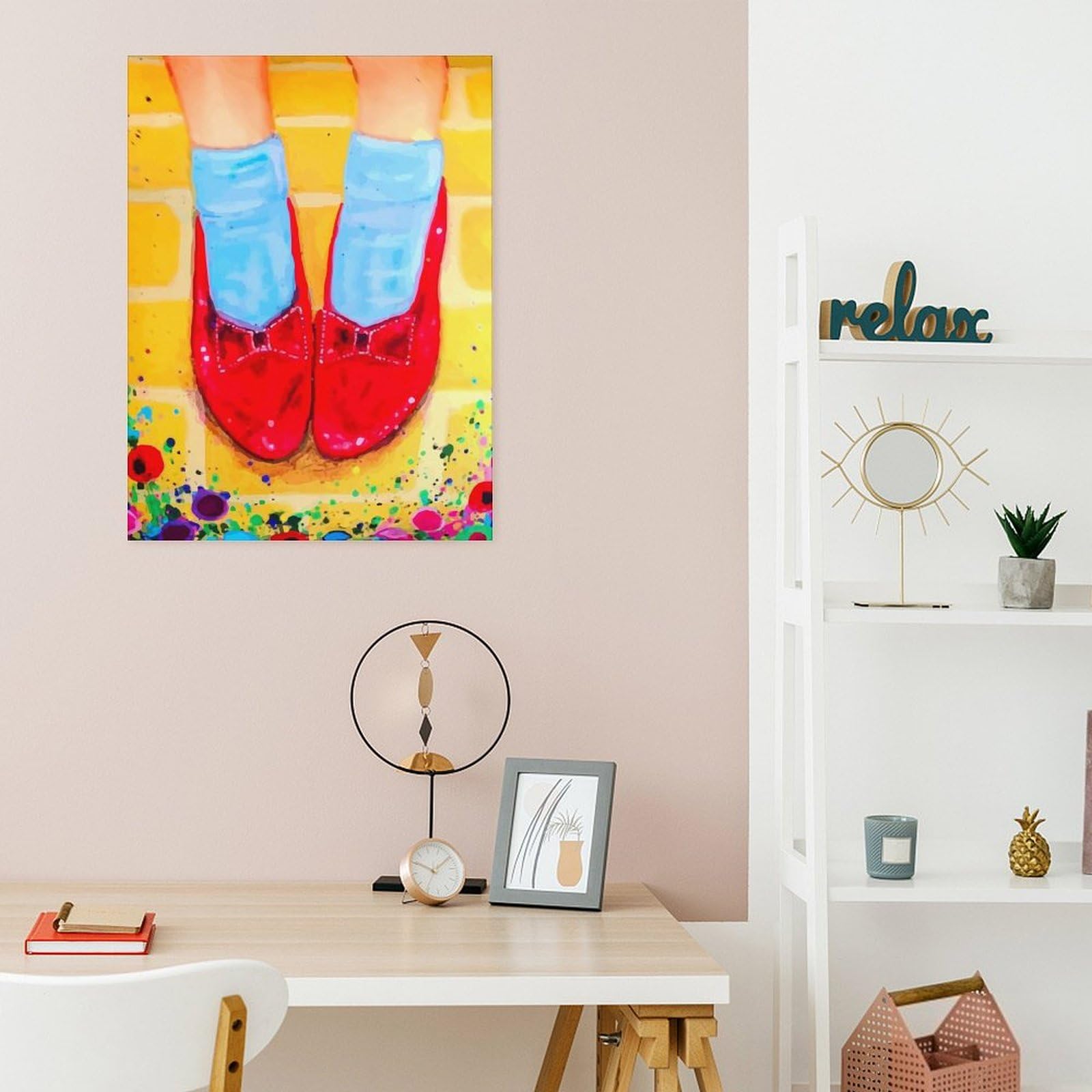 Amazon.co.jp: アートパネル オズの魔法使い 赤い靴 The Wizard of Oz