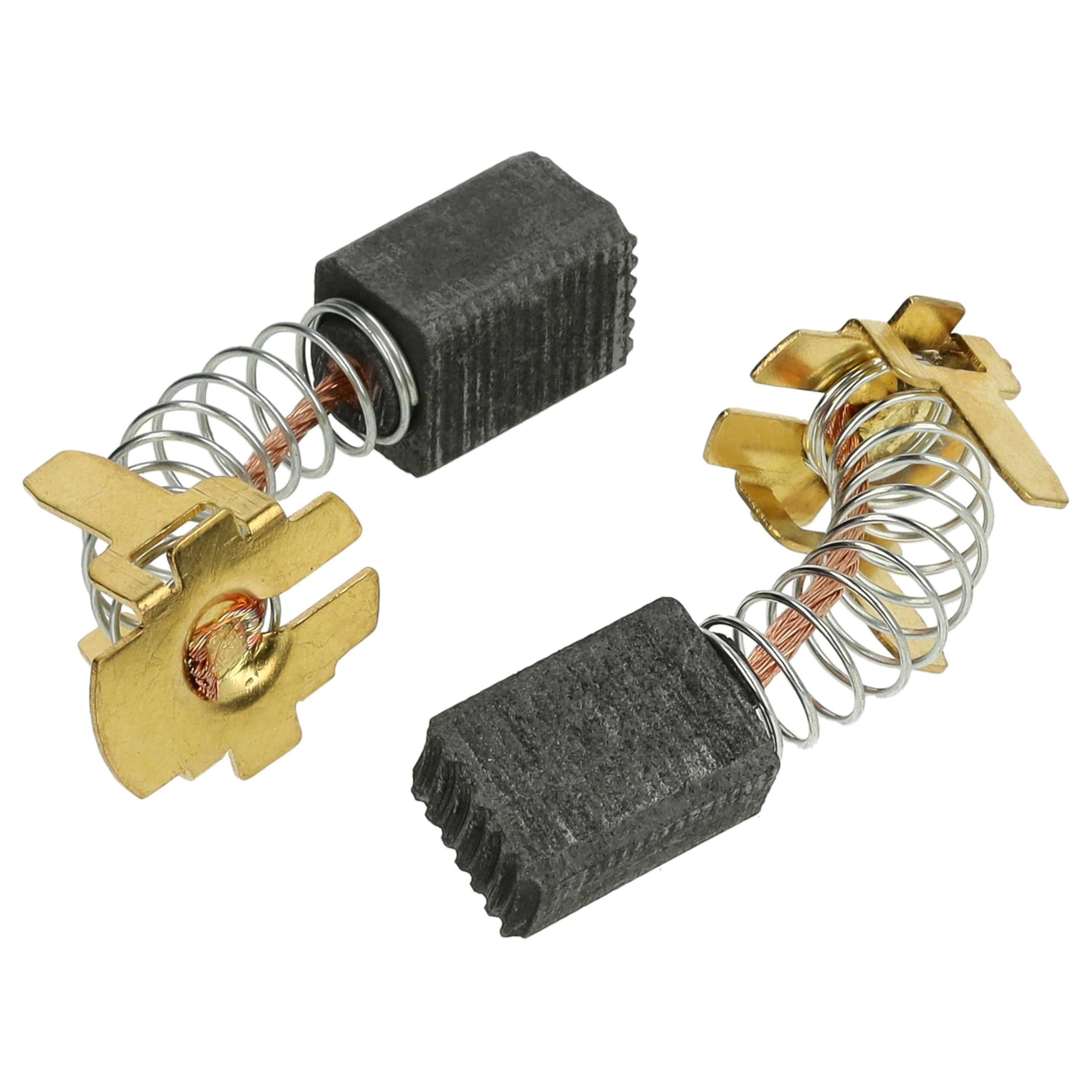 vhbw 2 x koolborstel, motorkool, schuurkool 6,5 x 7,5 x 12 mm, geschikt