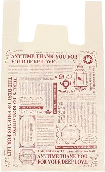 Pac Takeyama XZV74125 Grocery Bags, U Bag, LL, 100 Count