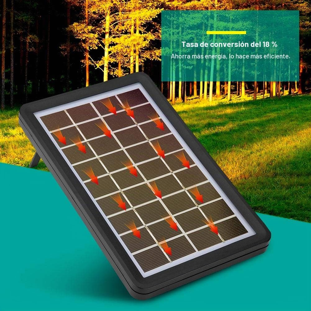 Tablero Solar Impermeable, Panel Solar de transmitancia de luz de 9V 3W 93% con protección de Niveles múltiples