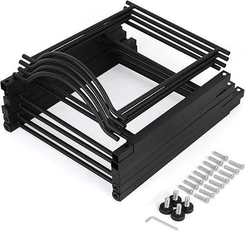 Miniatura 6 de MOOACE Soporte para jarra de agua de 5 galones, estante de almacenamiento de jarra de agua resistente de 4 niveles, soporte dispensador de agua