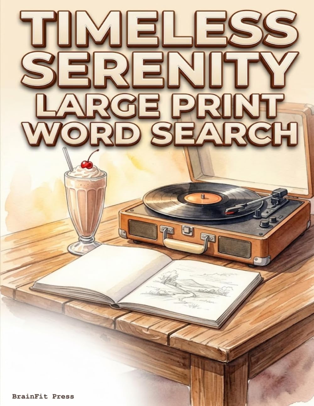 TIMELESS SERENITY: LARGE PRINT WORD SEARCH