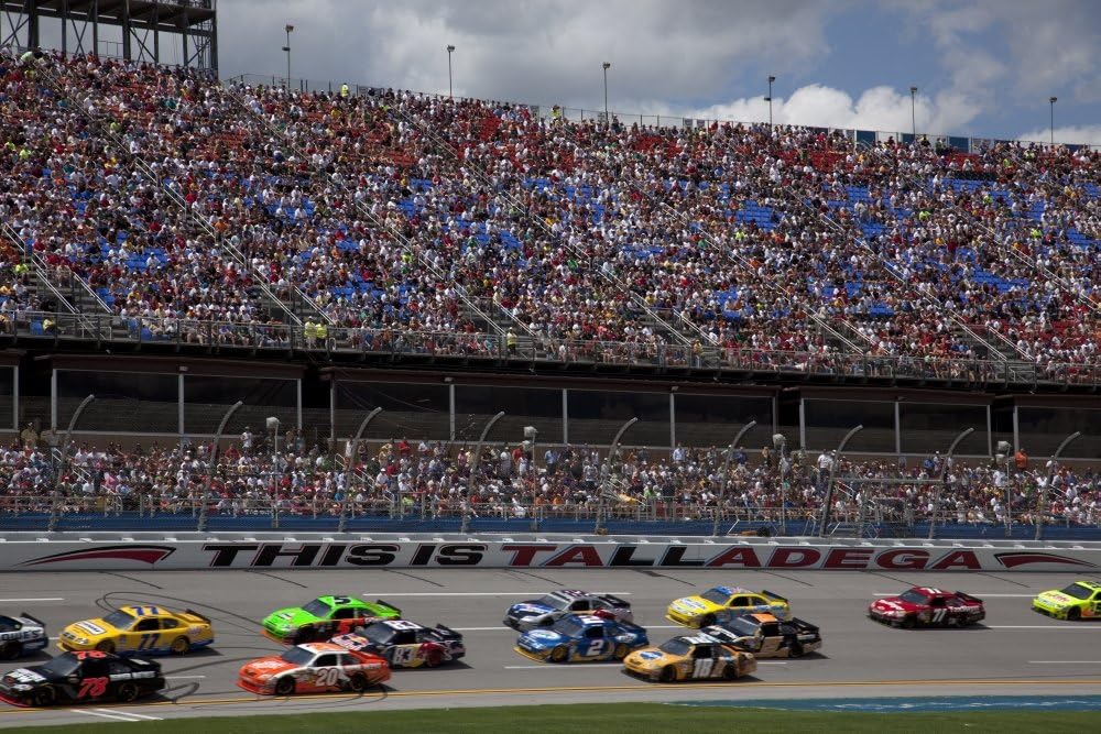 Talladega Superspeedway is a motorsports complex that opened in 1969 The track hosts the NASCAR series Poster Print by Carol Highsmith (18 x 24)