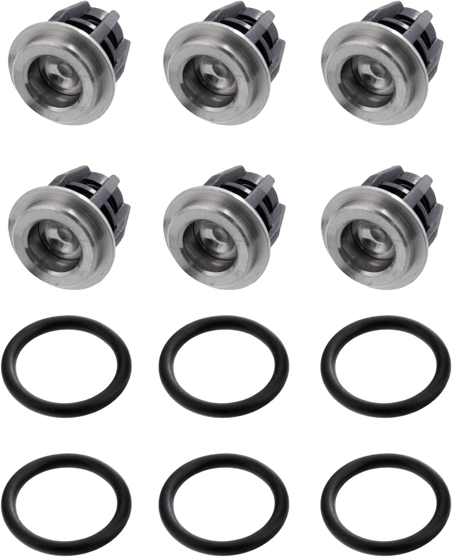 Ultimate Washer Replacement for General Pump Check Valves KIT001, Kit 1 New Valves + O-Rings