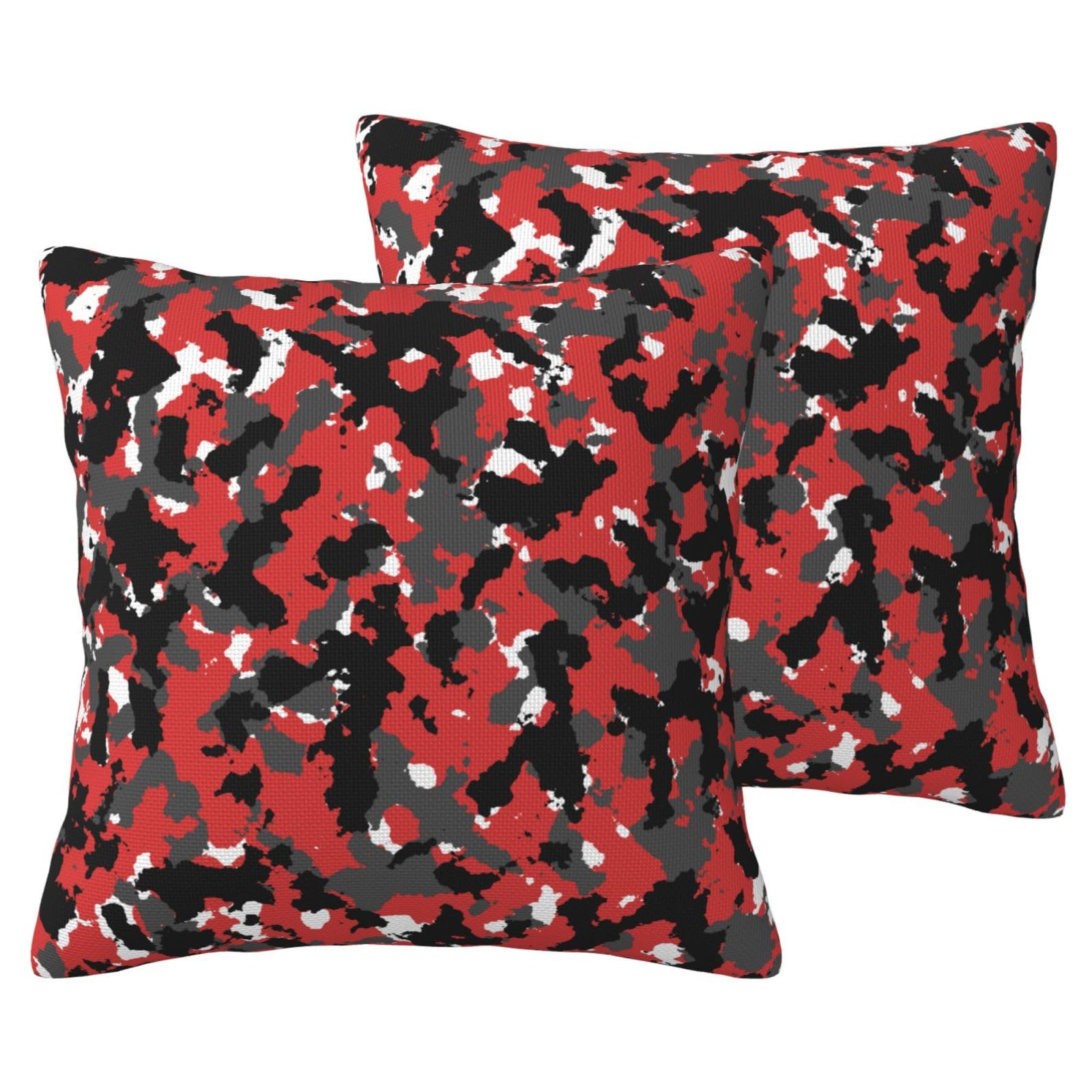 Taies d'oreiller imitation lin camouflage pour protéger et décorer vos coussins