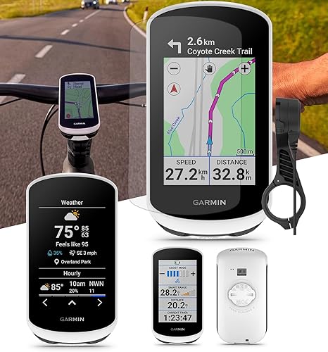 Miniatura 10 de Garmin Edge Explore 2 (montaje eléctrico) - Computadora de bicicleta - Pantalla táctil y fácil de usar GPS, mapas y actualizaciones de tráfico