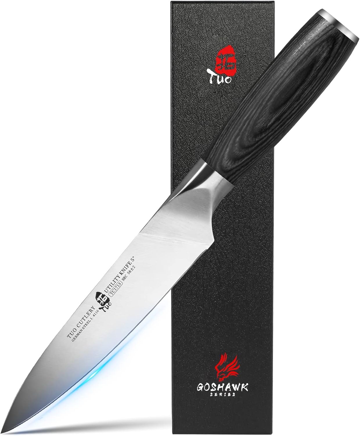 TUO Utility Kitchen Knife 5 inch, Small Kitchen Knife