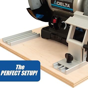 Peachtree Woodworking Supply Mounting Track Base Add On for the Tool Rest