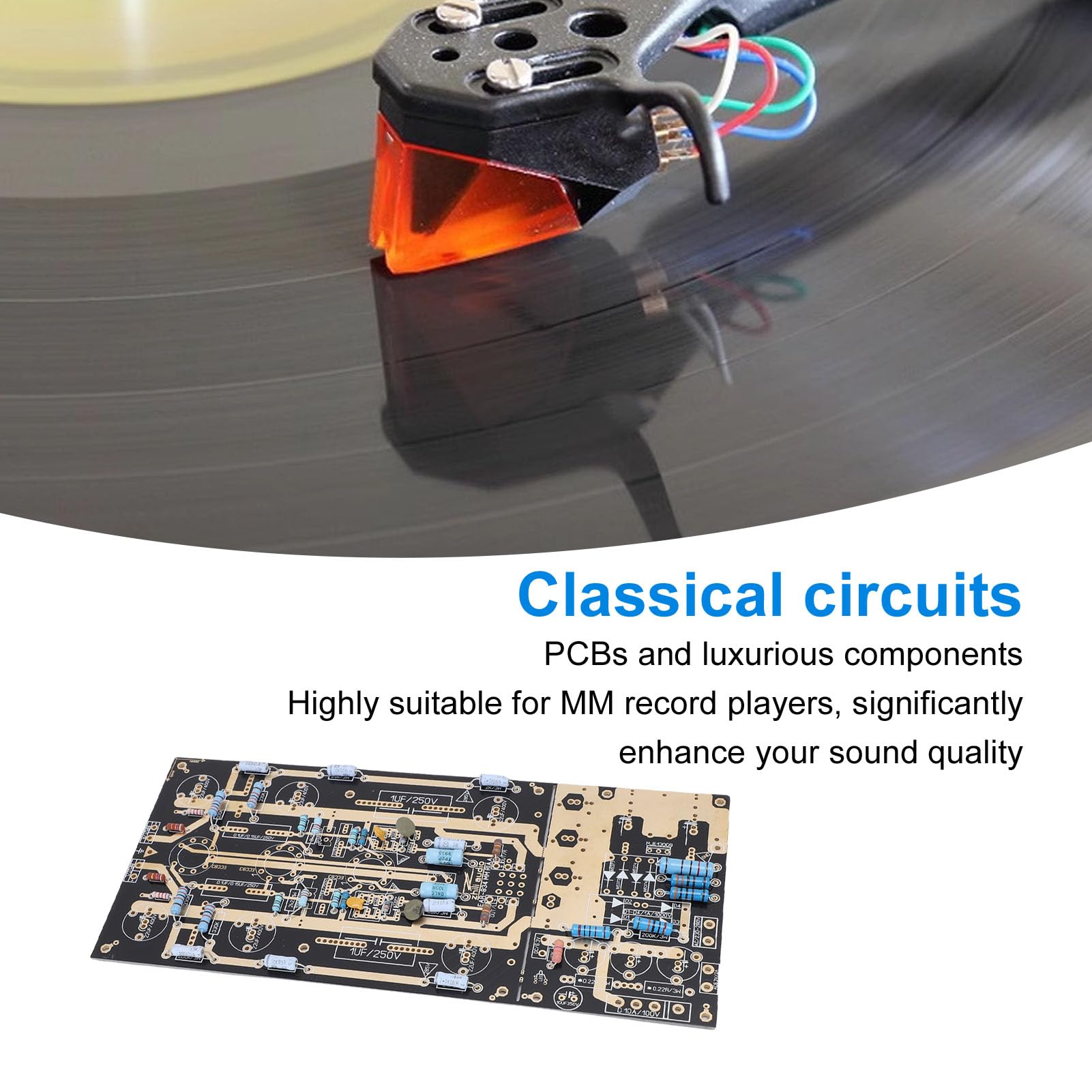 Eujgoov Fonograph Wzmacniacza Tablica Obwodów Luksusowych Komponentów dla MM Record Player for High End Entuzjastów HiFi Akcesoria