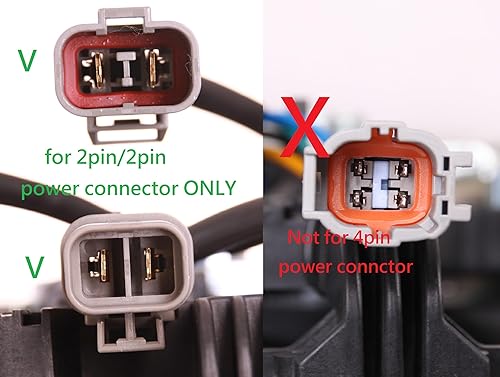 Vista 249 de Ventilador de refrigeración de repuesto para Nissan Versa Sedan 1.6L Auto (4 velocidades) y transmisión manual 2012-2019, Versa Note 1.6L MT