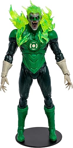 Miniatura 2 de DC Multiverse vs Vampires - Figura de acción exclusiva de 7 pulgadas, etiqueta dorada de linterna verde vampiro