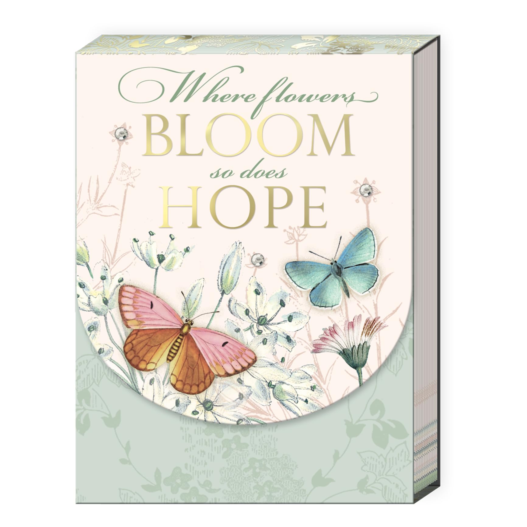 Punch Studio Butterfly Pocket Notepad - Orange -9