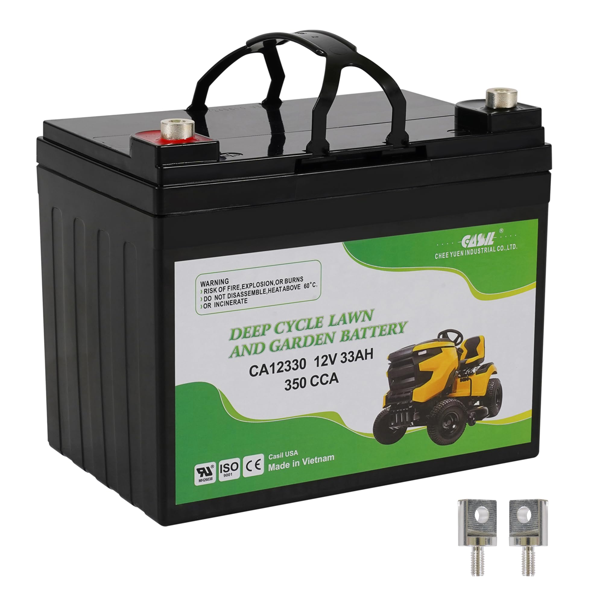 Amazon.co.jp: Casil U1 ライディング芝刈り機バッテリー 12V 350CCA